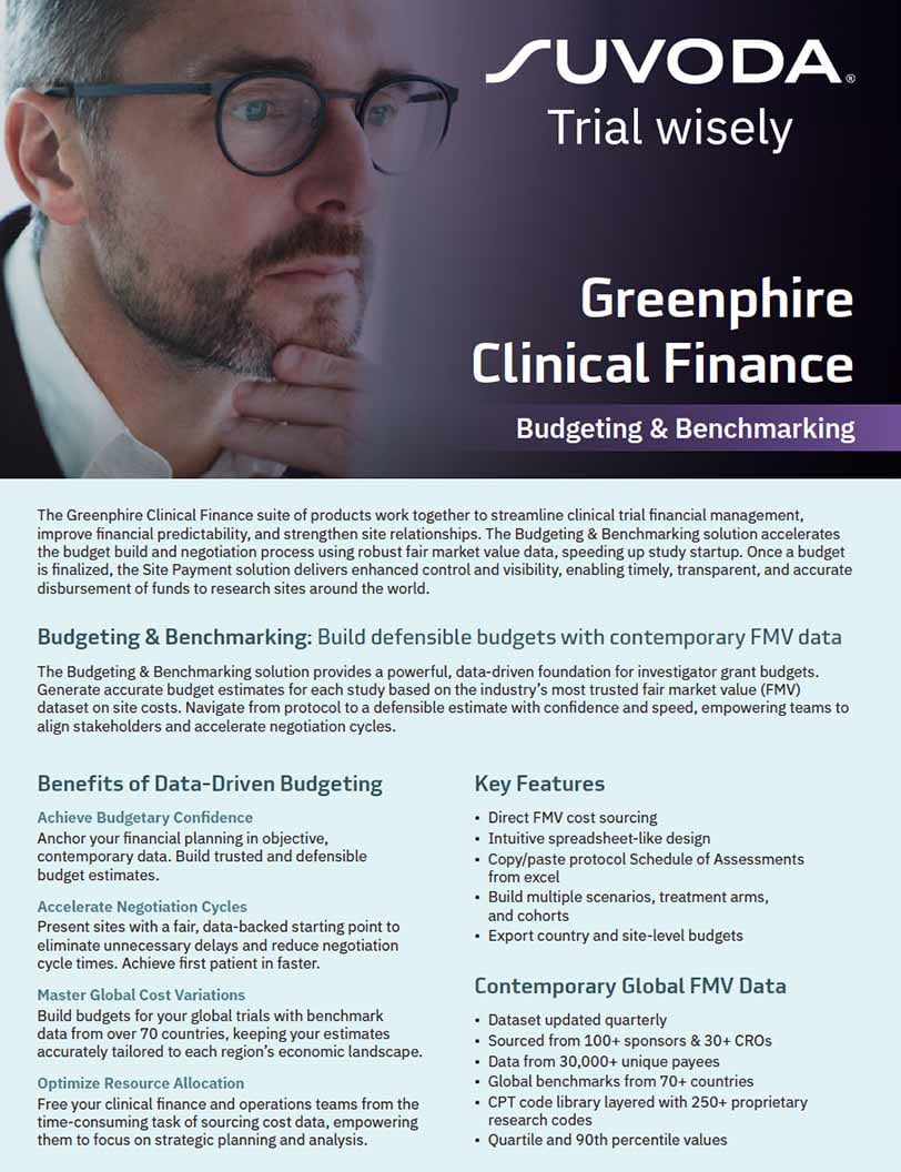 Suvoda Clinical Finance