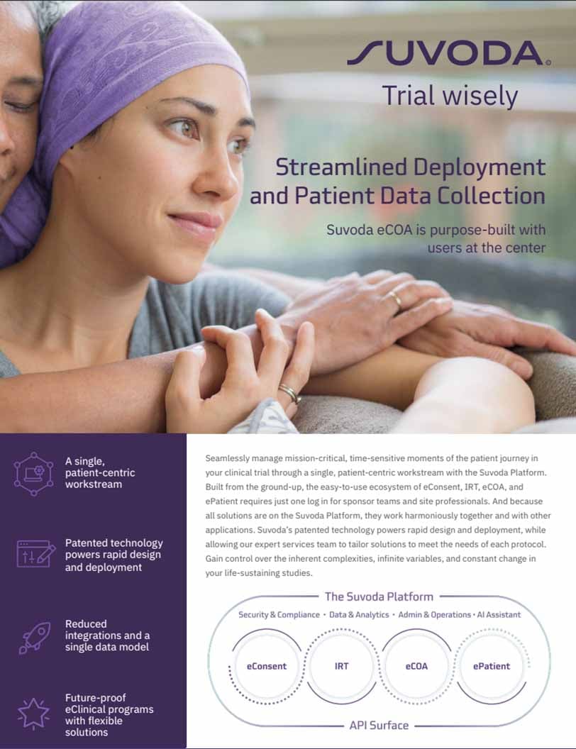 eCOA Data Sheet Cover