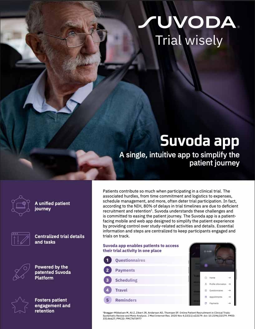 Suvoda Patient Mobile App