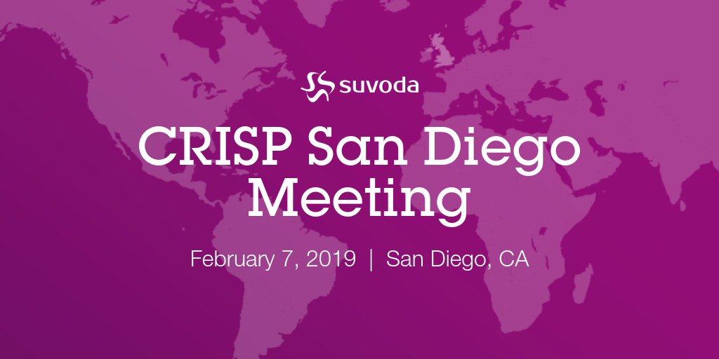 CRiSP Meeting - San Diego